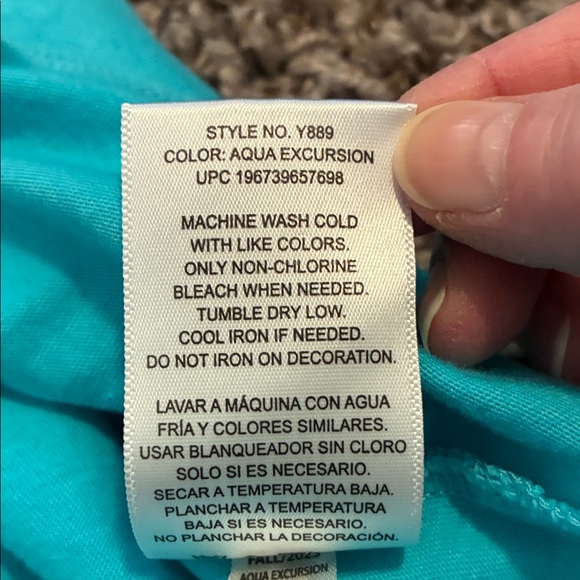 Champion Women’s Teal Short Sleeve Tee- Size XL - Picture 9 of 9